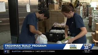 Incoming Georgia Southern freshmen volunteer in Statesboro community