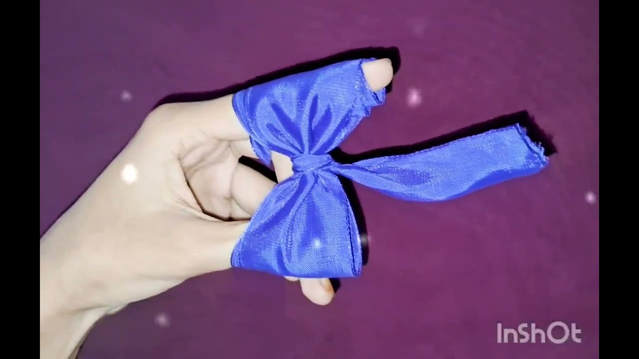 How to make easy bow 🎀