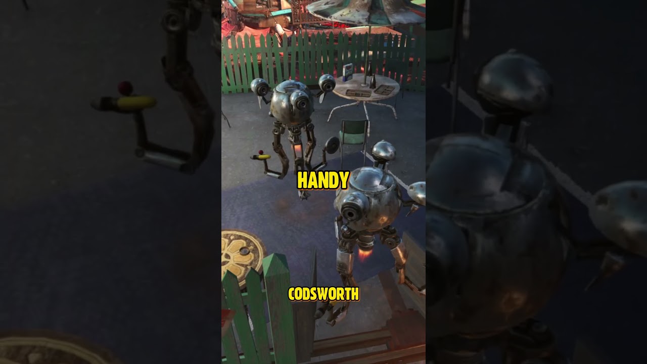 What If Codsworth Met His Twin, Wellingham, in Diamond City in Fallout 4? 