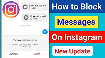 How to Block Messages On Instagram। Block Someone On Instagram Message (New Update)