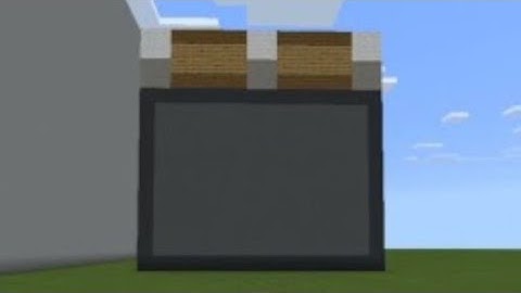 I made a Giant working Piston in Minecraft