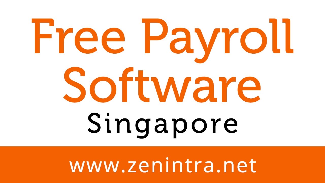 Free Payroll Software Singapore - Zenintranet Tutorial - YouTube