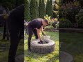 Old Tyre to Stunning Backyard Fountain | Amazing DIY Garden Makeover