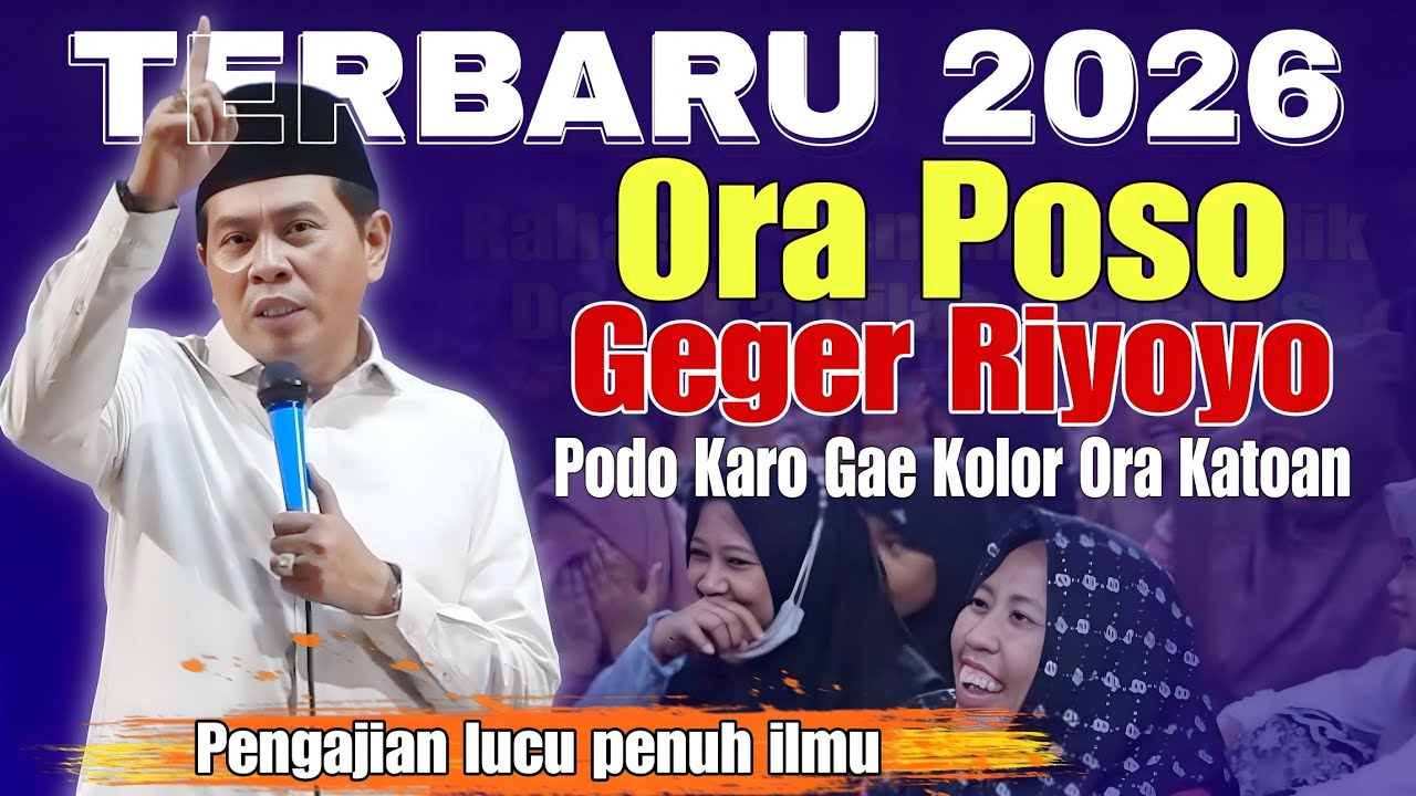 KH ANWAR ZAHID TERBARU PALING LUCU SEPESIAL ORA POSO MIKER RIYOYO Kh anwar zahid 