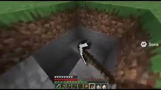 AI Generated Minecraft gameplay made with Sora 2 Wealth