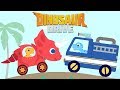 Dinosaur Drive: Triceratops Car, Ambulance (T-Rex Driver) | Eftsei Gaming