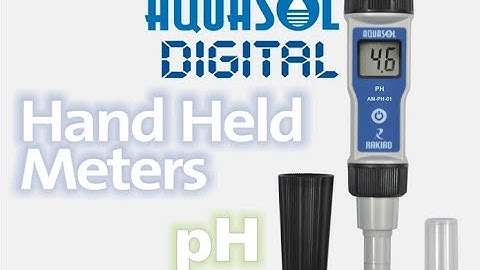 AQUASOL DIGITAL - How to use Digital pH Meter ?