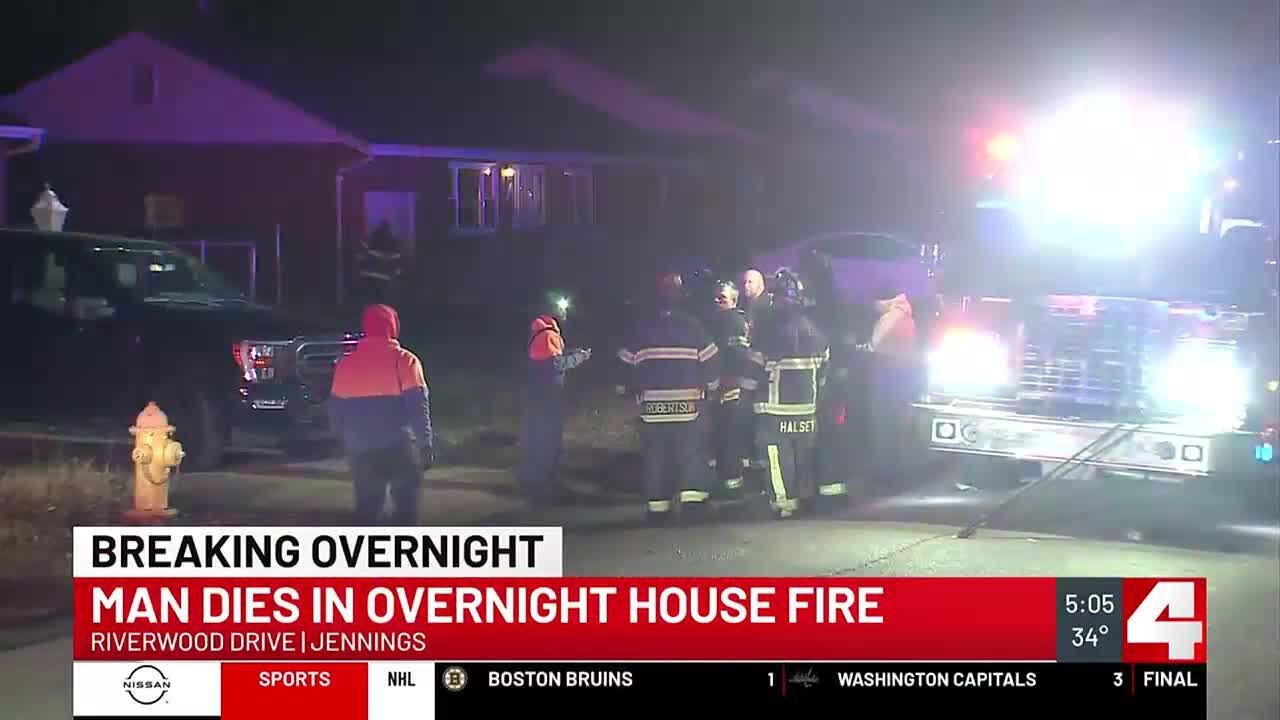 Man dies in overnight house fire in Jennings - YouTube