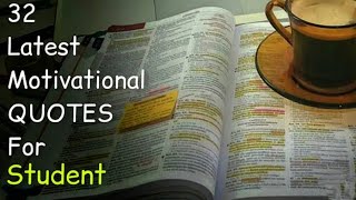 32 Motivational Quotes for Student | Study motivation | Student motivation