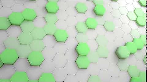 Soft Hexagons Motion Green | Motion Background Animation Videos | No Copyright | Visual Effects.