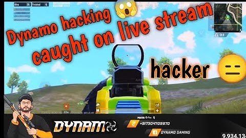 DYNAMO using hack live caught 😂😂🤣🤣 #dynamogaming #funny #bgmihack