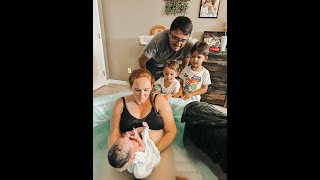 Natural Home Water Birth Ellis Birth Vlog