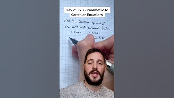 Dag 56: Parametrische naar cartesische vergelijkingen • 100 dagen wiskunde op A-niveau 🧮