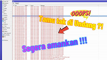 CARA MENGAMANKAN AKSES KE MIKROTIK DARI SERANGAN BRUTE FORCE