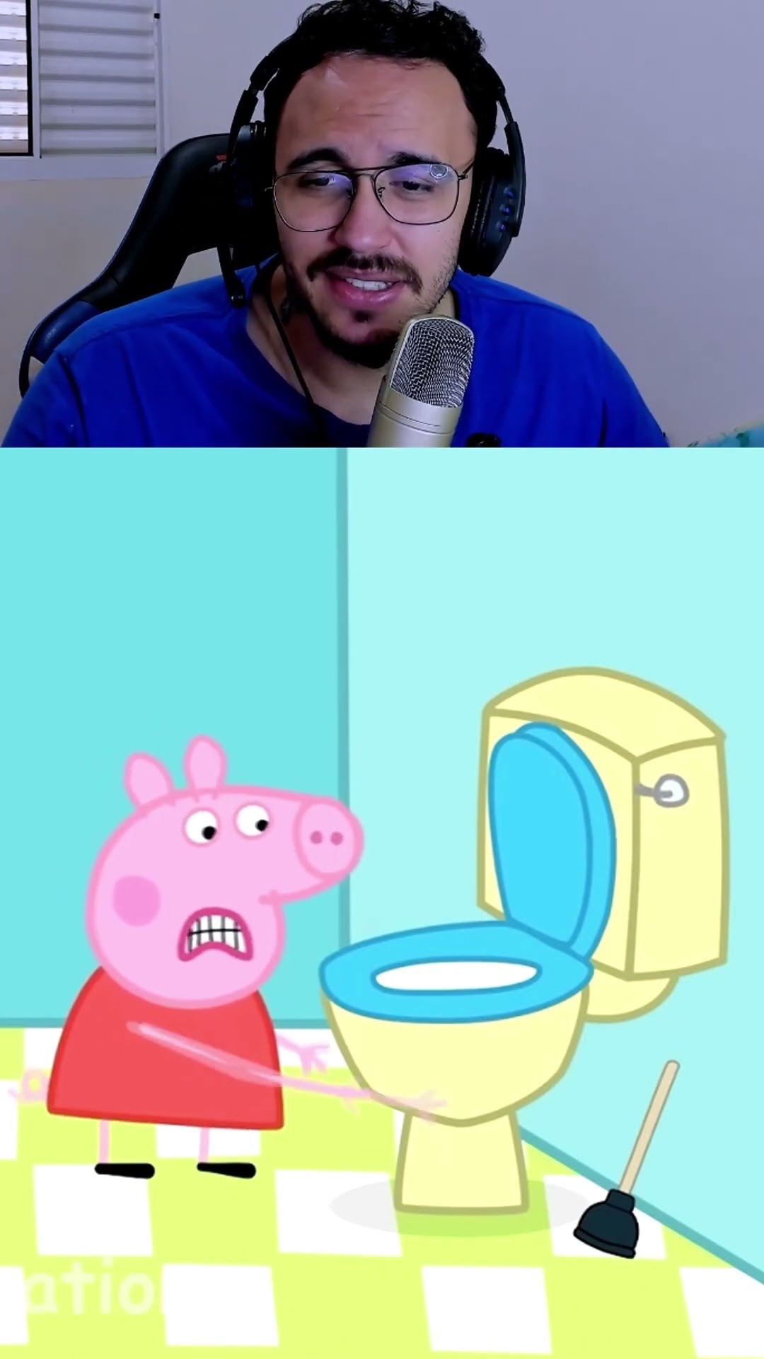 Tente não rir da peppa pig