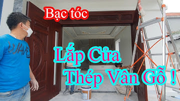 Lắp đặt Cửa Thép Vân Gỗ đẹp tại Vĩnh Phúc | TK New Way Thế Giới Cửa Vân Gỗ | 0915160785