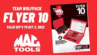 Mac Tools Flyer 10 | Team Wolfpack | Valid September 5 to October 2, 2022