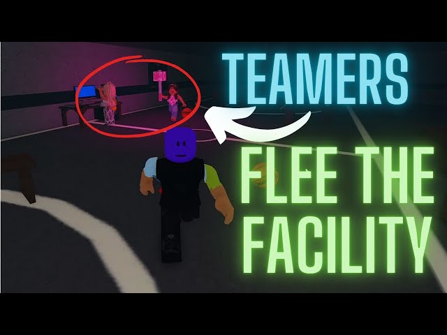 2 TEAMERS VS ME in Flee the Facility! 