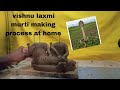 vishnu lakshmi murti making(badrinath idol workshop)