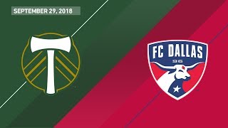 HIGHLIGHTS: Portland Timbers vs. FC Dallas | September 29, 2018