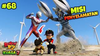 MISI PENYELAMATAN BOBOIBOY GEMPA !! ULTRAMAN TIGA DATANG BERTARUNG MELAWAN MONSTER BALTAN  - GTA 5