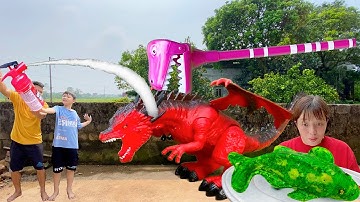 Kem Ốc trổ tài làm bánh trung thu nhân kẹo con mắt, review kẹo khủng long, bình cứu hoả. Theu Chanel