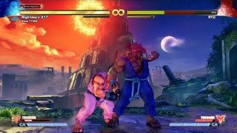 STREET FIGHTER V CE Akuma V Skill 2 50/50