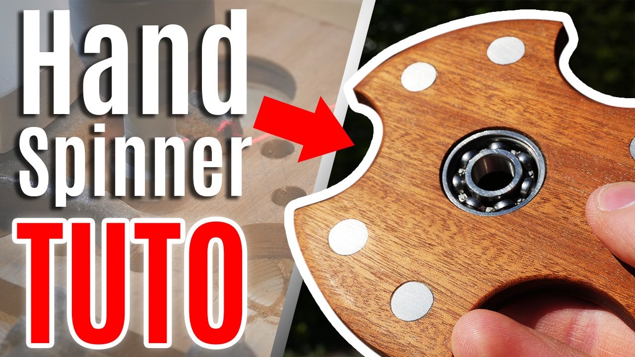 COMMENT FABRIQUER UN HAND-SPINNER EN BOIS - YouTube