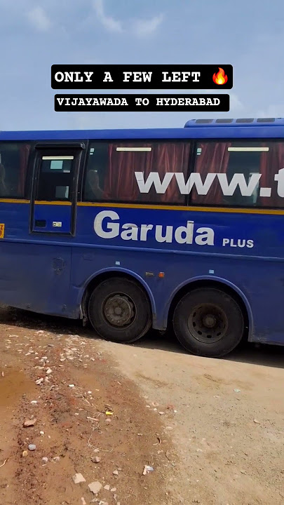 VIJAYAWADA TO HYDERABAD TSRTC GARUDA PLUS COMING SOON! #shorts #garuda #hyderabad #bus #viral