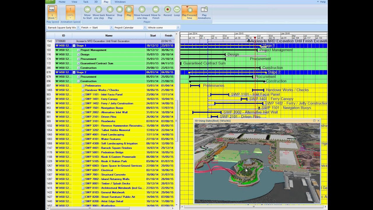 Gantt Chart Wall Planner