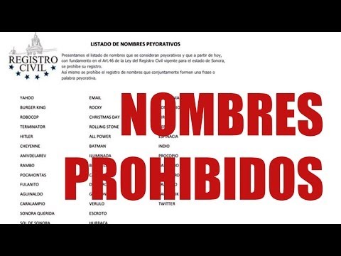 El Chacalero 50 Nombres Prohibidos En Sonora Youtube