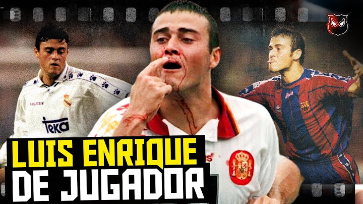 🤫TRAICIONÓ al REAL MADRID para SER CAPITÁN del BARCELONA | LUIS ENRIQUE JUGADOR
