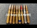 .55 Boys (13.9x99) для Boys Anti-Tank Rifle (W1,W2, tracer, aluminium core, canadian W2 etc.)