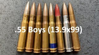 .55 Boys (13.9X99) Для Boys Anti-Tank Rifle (W1,W2, Tracer, Aluminium Core, Canadian W2 Etc.)