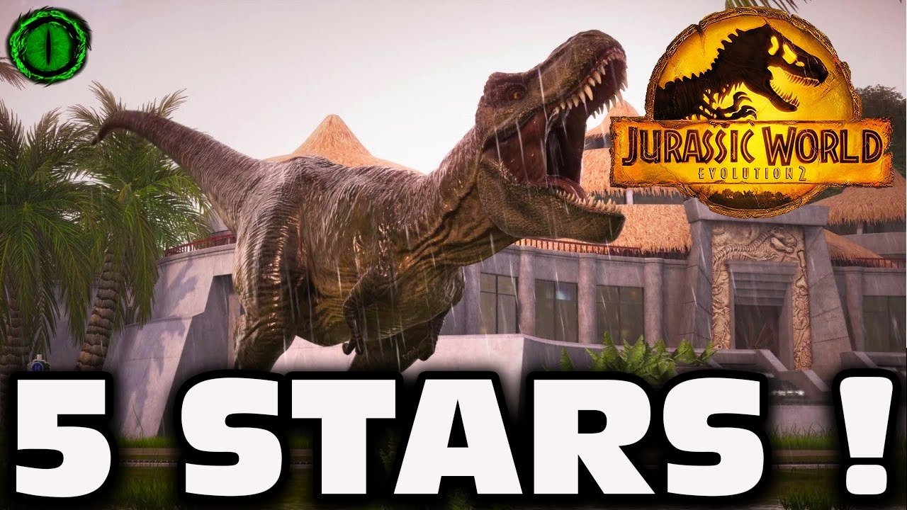 🔴 LIVE Working For The 5 Star Park Rating - Jurassic World Evolution 2 ...