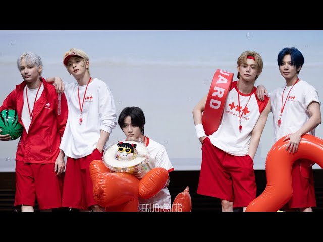 TXT ㅇ ㅑ ㅋ TXT At Music Core Mini Fanmeeting today - YouTube