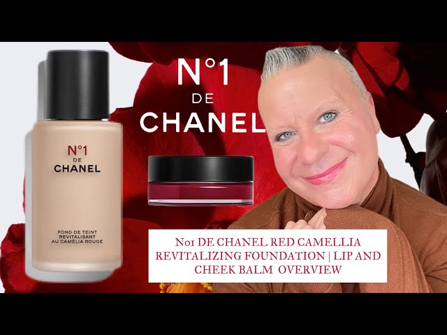 No1 DE CHANEL RED CAMELLIA REVITALIZING FOUNDATION/LIP AND CHEEK TINT  OVERVIEW #CHANELBEAUTY 