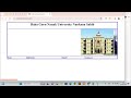Simple university web page design
