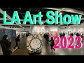 La art show 2023 walk around pov 4k