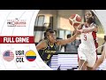 USA v Colombia - Full Game - FIBA Women's Olympic Pre-Qualifying Tournaments 2019
