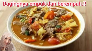 EMPUK DAN BEREMPAH||RESEP TONGSENG DAGING SAPI LEZAT(MENU IDUL ADHA)‼️