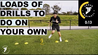4 INDIVIDUAL TRAINING DRILLS ⚽️| Joner Football