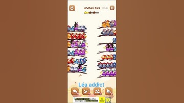 bird sort 2 : color puzzle level 243 solution SANS BONUS !
