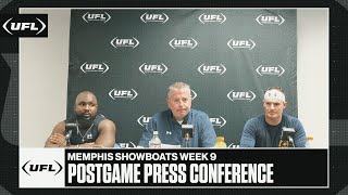 Memphis Showboats Week 9 postgame press conference | United Football League