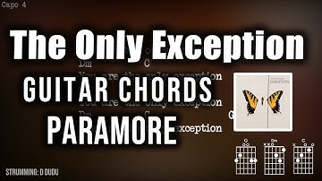 The Only Exception - Paramore - Guitar Play Along