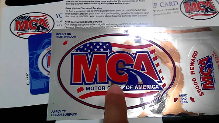 See Proof! MCA/TVC Benefit Cards Came in the Mail!