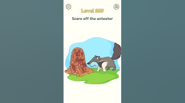 Scare Off The Anteater | Dop 2 Level 209 | #shorts #shortsfeed #viral #dop2 #dop2game #dextergaming