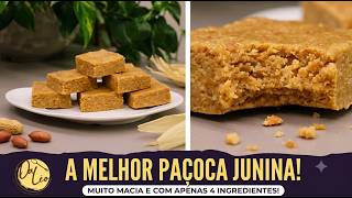 A MELHOR PAÇOCA QUE VOCÊ JÁ COMEU! (Muito mais gostosa que a do mercado)