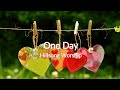 One Day (Hillsong Worship) Lyrics