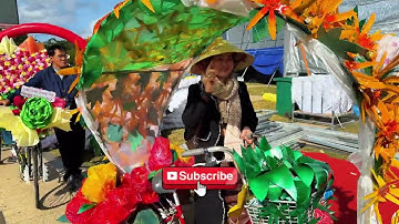 Cận Cảnh Xe Hoa Rực Rỡ: 